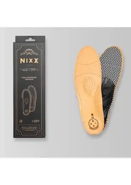 Nixx NX103 Deri Ortopedik İç Tabanlık: Ayak Sağlığı ve Konfor İçin Tasarlanmış