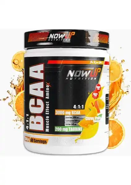 Nowup Nutrition BCAA 4:1:1 Kas Gelişimini Hızlandıran Amino Asit Takviyesi