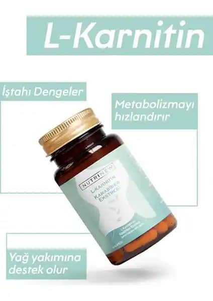Nutrinew Vitamins Karabiber Ekstresi ve L-Karnitin ile Enerji ve Metabolizma Desteği