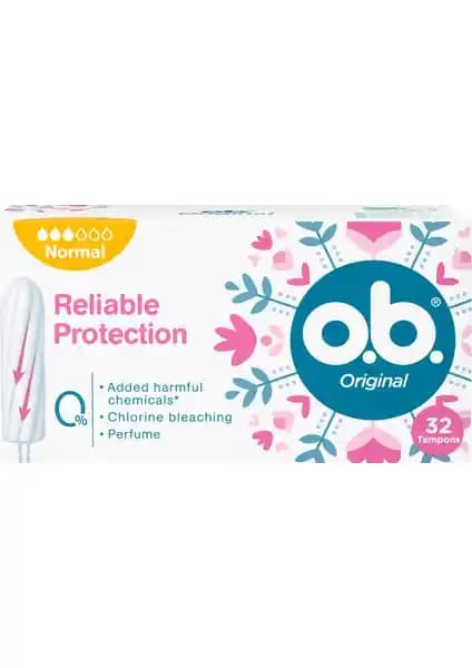 O.B. Original Normal Tampon: Güvenli ve Konforlu Regl Kullanımı İçin En İyi Seçenek