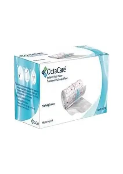 OctaCare 14110 Şeffaf Su Geçirmez Tıbbi Flaster - Uzun Süreli ve Güvenilir Kullanım
