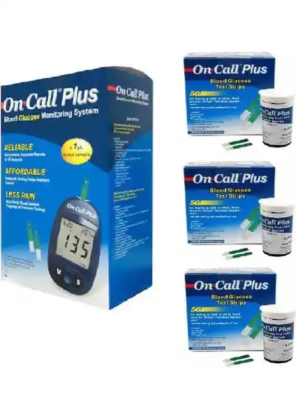 On Call Plus Ölçüm Cihazı ve Ekstra Ölçüm Stribi Seti ile Güvenilir Sağlık Takibi