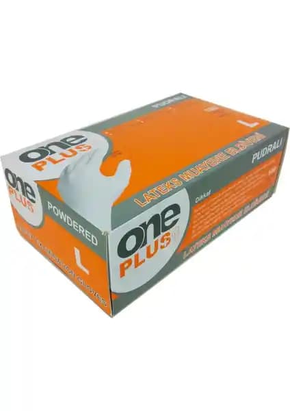 OnePlus Pudralı Lateks Eldiven Geniş Kalıp ve Yüksek Güvenlik Sağlayan Koruyucu Ürün