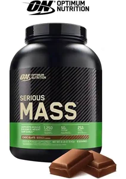 Optimum Nutrition Serious Mass 2727 g Çikolata Aromalı Yüksek Kalorili Sporcu Takviyesi