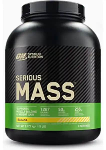 Optimum Nutrition Serious Mass Banana 6 Lb Yüksek Kalorili Protein Tozu Ürünü Tanıtımı ve Faydaları