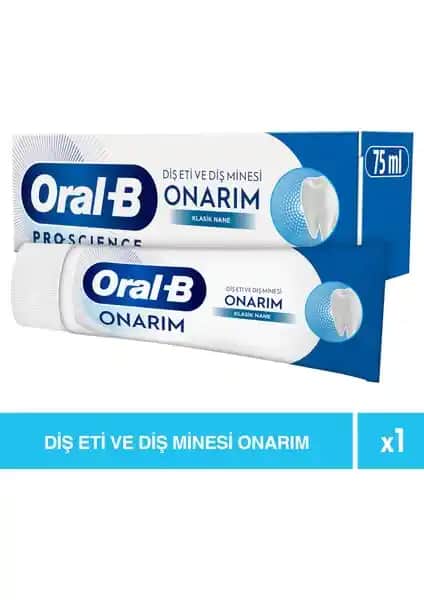 Oral-B 75 ml Diş Eti ve Diş Minesi Onarım Diş Macunu Günlük Kullanım İçin Güvenilir Çözüm
