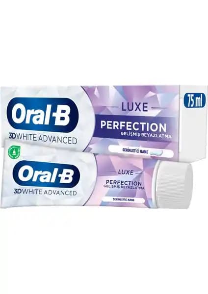Oral-B Pro 3D White Advanced Luxe Perfection Diş Macunu: Parlak ve Sağlıklı Gülüş İçin Güvenilir Çözüm