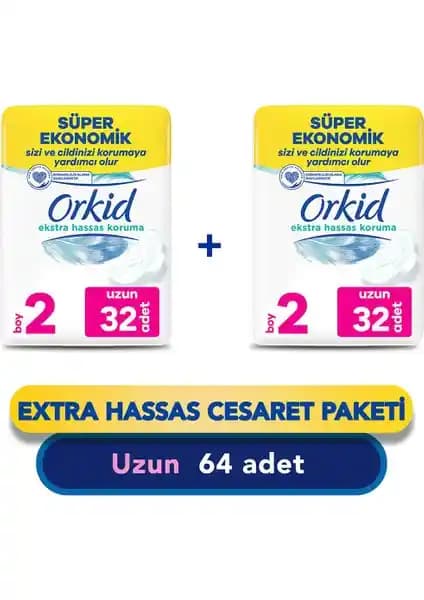 Orkid Extra Hassas Cesaret Paketi: Günlük Kullanımda Güvenli ve Konforlu Hijyen Ürünü