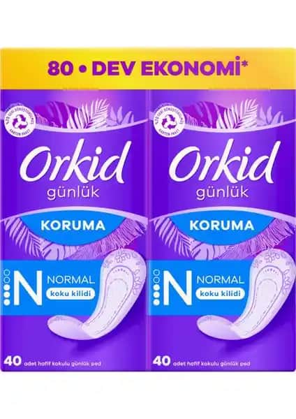 Orkid Günlük Ped Normal Dev Ekonomi Paketi: Günlük Hijyen ve Konfor için İdeal