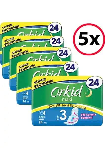 Orkid Maxi Gece Pedleri: Yüksek Performans ve Güvenlik Sunan Kadın Hijyen Ürünü