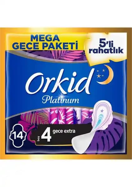 Orkid Platinum Gece Extra Hijyenik Ped: Yüksek Koruma ve Konfor Sunan Güvenilir Seçenek