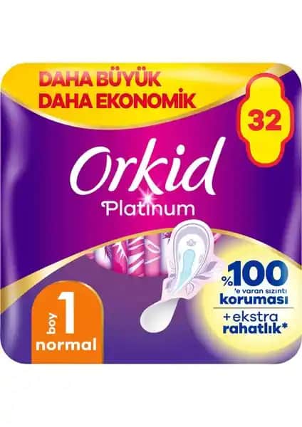 Orkid Platinum Normal Hijyenik Pedler: Günlük Konfor ve Güvenlik İçin Yenilikçi Çözüm