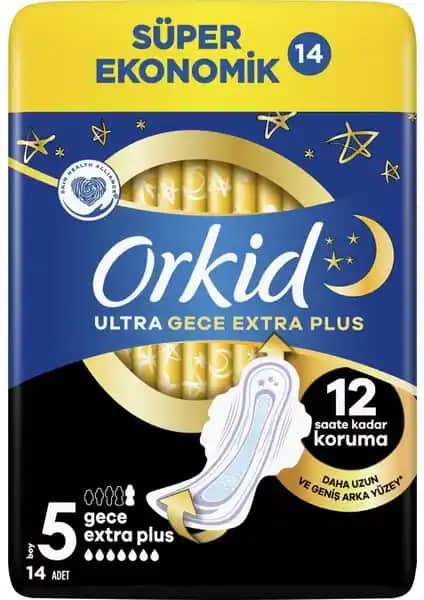 Orkid Ultra Ekstra Hijyenik Ped Gece Kullanımı İçin Güvenli ve Konforlu Bir Seçenek