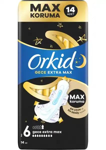 Orkid Ultra Gece Ekstra Max: Yüksek Emicilik ve Güvenlik Sunan Gece Pedleri