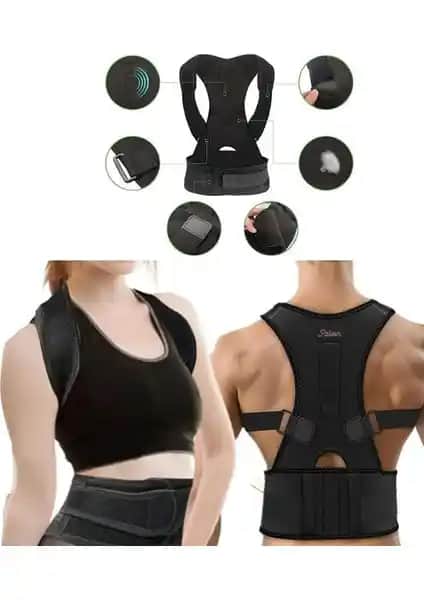 Palwin Ortopedik Erkek Kadın Sırt Omuz Dik Durma Korsesi Sağlıklı Duruş İçin Güçlü Bir Çözüm