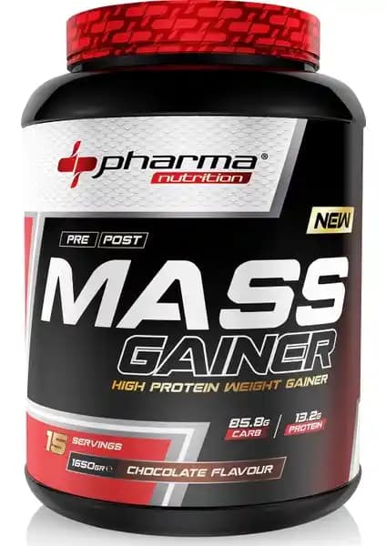 Pharma Nutrition Mass Gainer 1650 gr Çikolata Aromalı Kas Gelişimi ve Enerji Desteği İçin