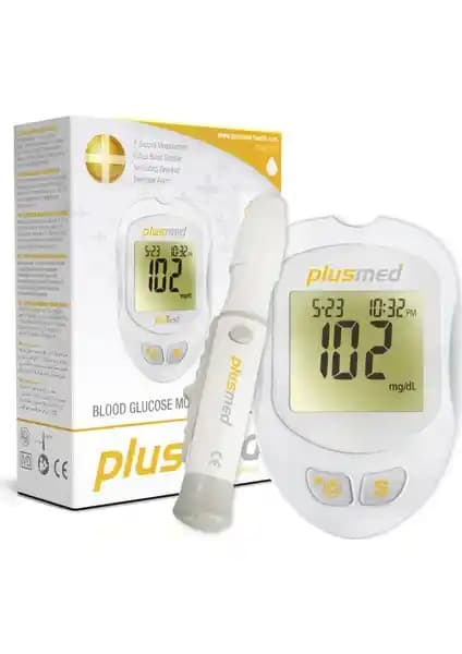Plusmed PM-100 Hızlı ve Güvenilir Kan Şekeri Ölçüm Cihazı ile Diyabet Takibi