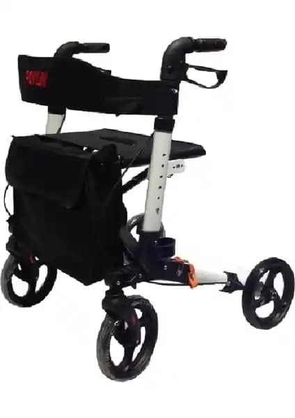 Poylin P-777 Yenilikçi ve Kullanışlı Dört Tekerlekli Rollator Sağlam Tasarım