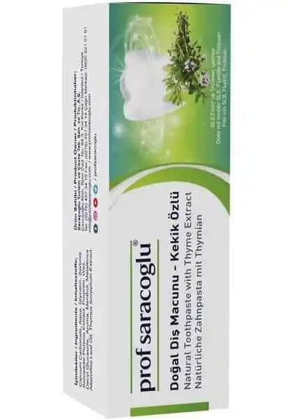 Prof. Saraçoğlu Onarıcı Diş Macunu: Doğal ve Güvenilir Ağız Bakım Çözümü