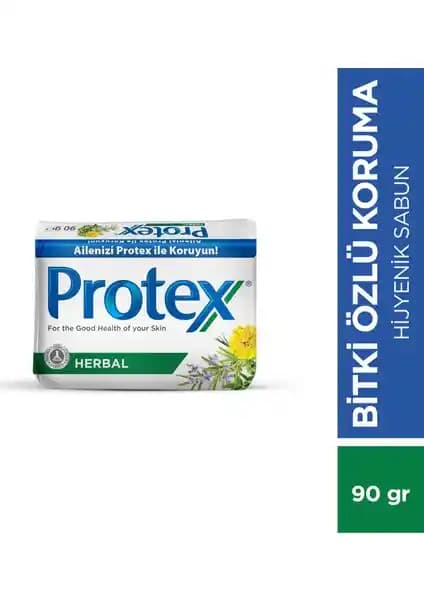 Protex Herbal Kalıp Sabun 90 GR Doğal İçeriklerle Güçlü ve Etkili Temizlik Sağlar