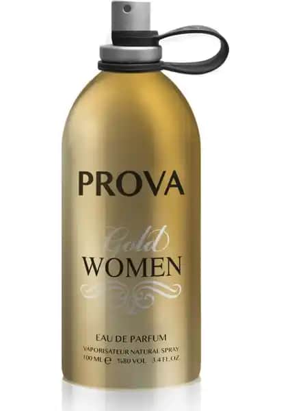 Prova Gold Women EDP Kadınlar İçin Zarif ve Kalıcı Çiçeksi Odunsu Parfüm