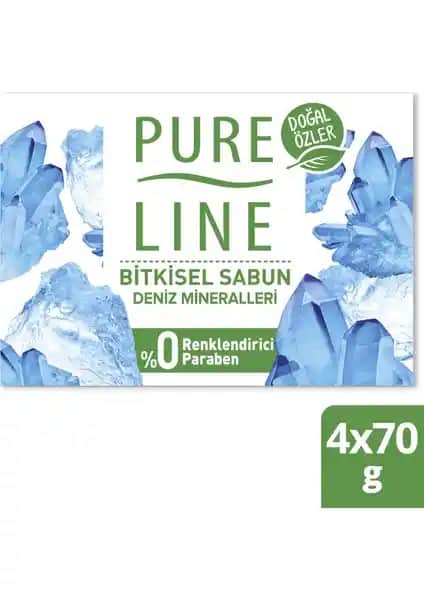 Pure Line Doğal Özler Bitkisel Bazlı Deniz Mineralli Sabunları Güvenli ve Etkili Temizlik Sağlar