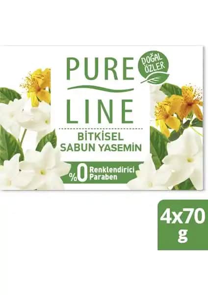 Pure Line Yasemin Kokulu Bitkisel Sabun: Doğal ve Ferahlatıcı Temizlik Deneyimi