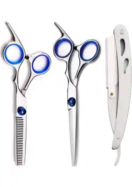 Qualis Shave U3 Full Metal Ustura ve Makas Seti Profesyonel Saç ve Sakal Bakımı İçin