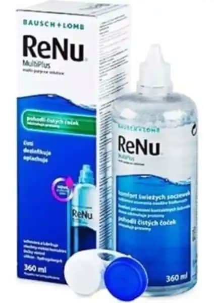 RENU 360 ml Lens Solüsyonu: Kontakt Lens Kullanıcıları İçin Güvenilir ve Çok Yönlü Bakım Ürünü