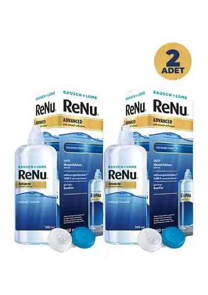 RENU Advanced Çok Amaçlı Solüsyon 360 ml 2'li set ile etkili ve pratik temizlik çözümleri