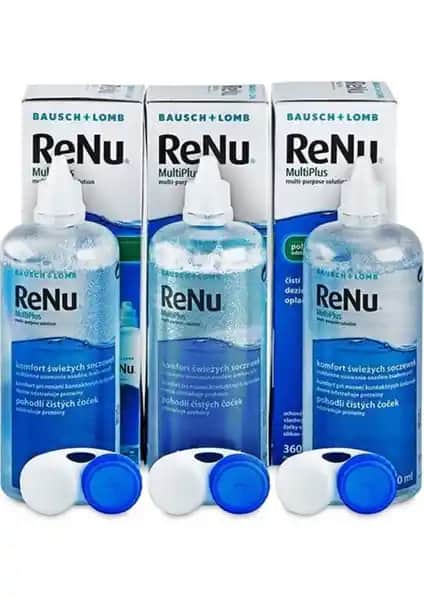 RENU Multiplus Lens Solüsyon 360 ml 3’lü Set: Göz Sağlığınız İçin Güvenilir Çözüm