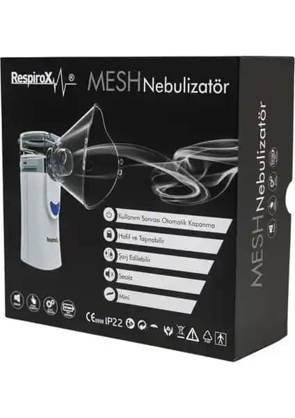 Respirox Şarjlı Mesh Nebülizatör: Hafif, Sessiz ve Pratik Solunum Yardımcısı