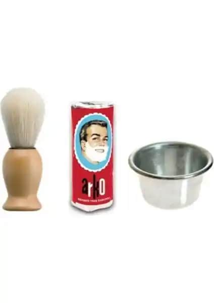 RoseRoi Sakal Fırçası Arko Sabun ve Köpürtme Tası ile Geleneksel Tıraş Deneyimi