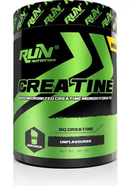 Run Nutrition Creatine 300g Sporcular ve Aktif Yaşam Tarzı İçin Yüksek Kaliteli Kreatin Monohidrat