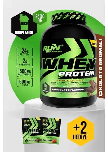 Run Nutrition Whey Protein ile Kas Gelişimini Destekleyen Yüksek Kaliteli Protein Takviyesi