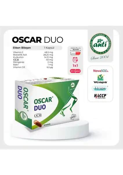 Sağlıklı Eklemler İçin Yenilikçi Anti Oscar Duo Uc2 Undenature Tip2 Takviyesi