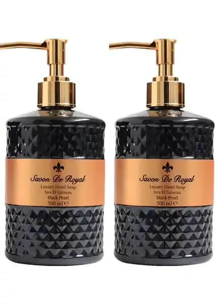 Savon De Royal Luxury Vegan Sıvı Sabun Black Pearl Doğal ve Şık Temizlik Çözümü