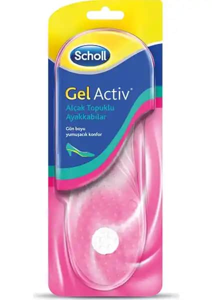 Scholl Gel Activ Tabanlık: Alçak Topuklu Ayakkabılar İçin Ergonomik ve Konforlu Destek Çözümü