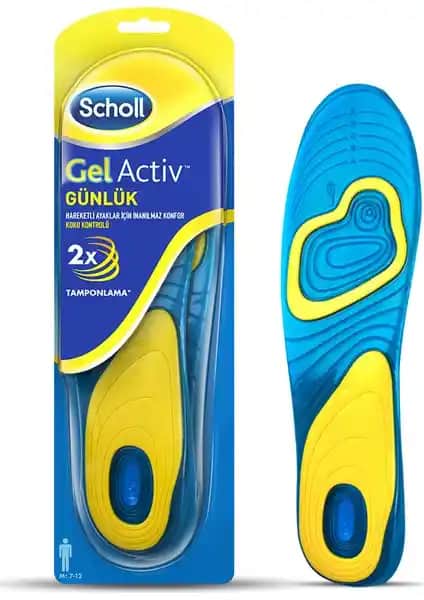 Scholl Gel Aktiv Erkek Günlük Tabanlık: Konfor ve İşlevselliğin Birleşimi