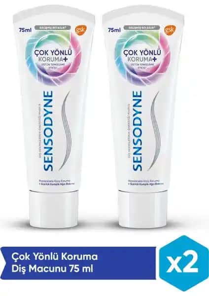 Sensodyne Çok Yönlü Koruma Diş Macunu: Hassas Dişler İçin Güçlendirme ve Koruma