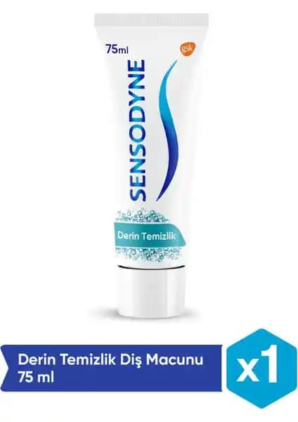 Sensodyne Derin Temizlik Diş Macunu ile Günlük Ağız Bakımında Üstün Temizlik ve Ferahlık Sağlayın
