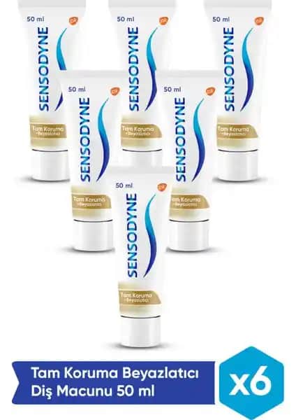 Sensodyne Hassas Dişler İçin Güçlü ve Güvenilir 50 ml'lik Diş Macunu Seti