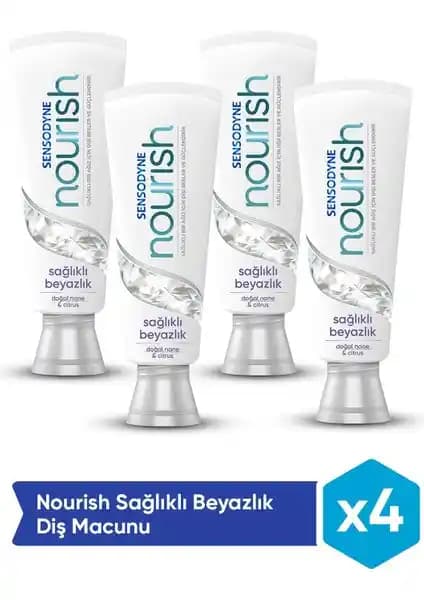 Sensodyne Nourish Sağlıklı Beyazlık Diş Macunu: Hassas ve Güçlendiren Günlük Diş Bakımı