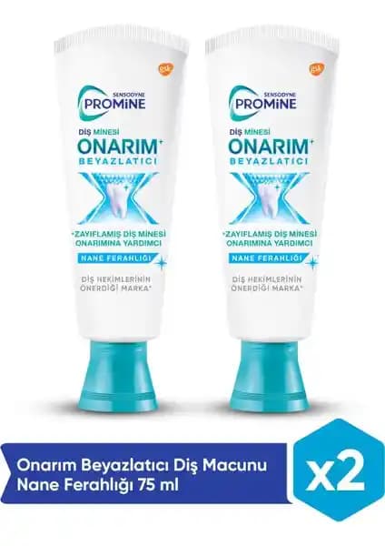 Sensodyne Promine Diş Macunu Nane Ferahlığı Güçlü Koruma ve Hassasiyet Azaltıcı Özellikler