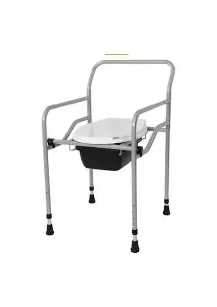 Seyyar Katlanabilir Hasta ve Yaşlı Tuvalet Sandalyesi Güvenilir ve Pratik Kullanım İmkanı