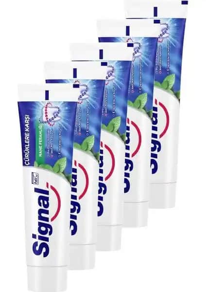 Signal Beyaz Güç Nane Diş Macunu: Güçlü Temizlik ve Ferah Nefes Sağlayan Ağız Bakımı Ürünü