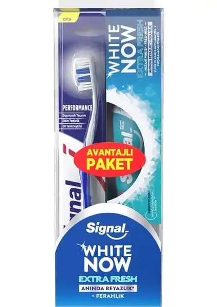 Signal White Now Extra Fresh Diş Macunu ve Fırçası ile Günlük Ağız Bakımında Etkili Çözüm