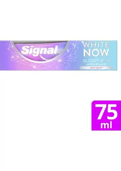Signal White Now Glossy Shine Diş Macunu ile Beyaz ve Parlak Gülüş Sağlayın