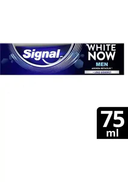 Signal White Now Men Diş Macunu Beyazlatıcı ve Ferahlatıcı Özellikleri Hakkında Bilgi
