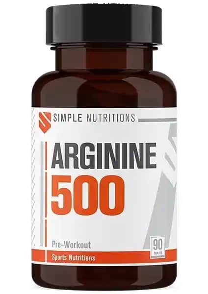 Simple Nutritions Arginine 500 Mg 90 Tablet Sağlık ve Performans Artırıcı Takviye